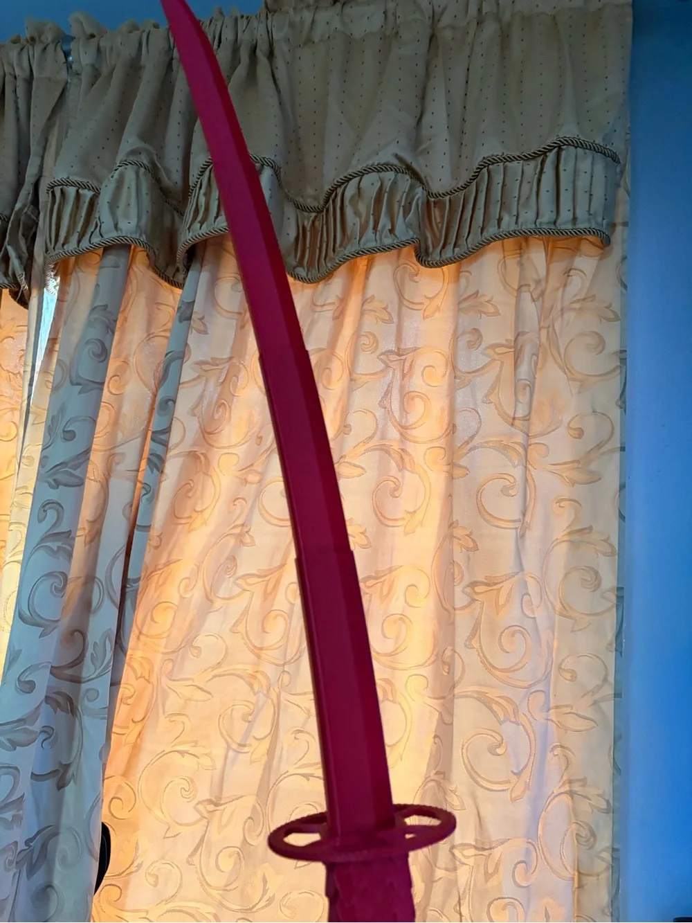 Red Decorative Sword Accent - Unbranded